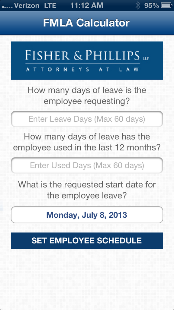 new fisher phillips app helps hr departments with fmla time fisher phillips llp