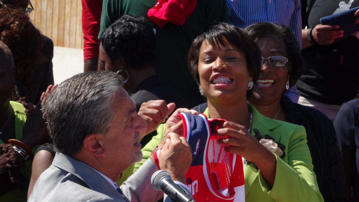 For D.C. Mayor Bowser, Mystics and Wizards' new facility is