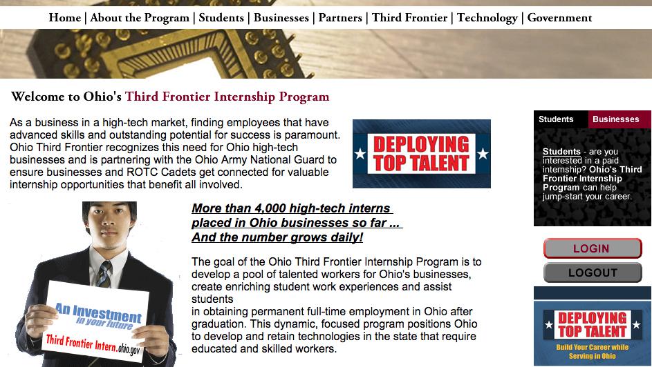 Ohio Third Frontier Restores Internship Program Commits To Rural And Ohio third frontier restores internship program commits to rural and
