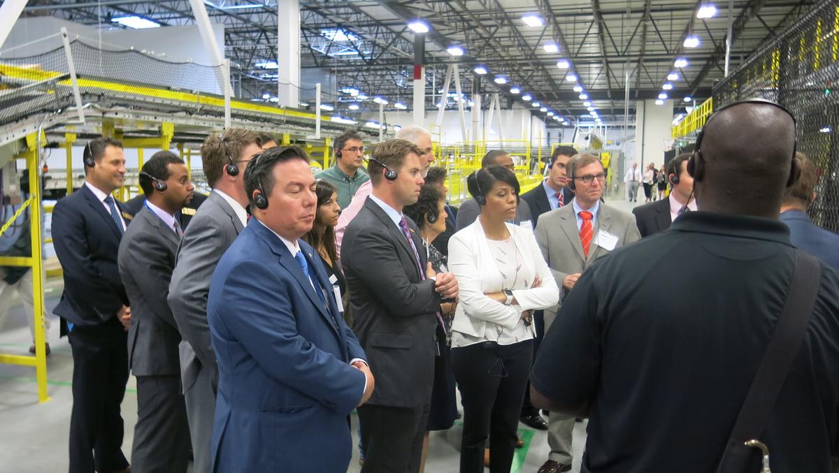 'Spinoff opportunities' touted as Amazon warehouse officially opens