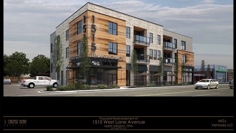 Apartments, retail planned on Lane Avenue site near Huntington Bank