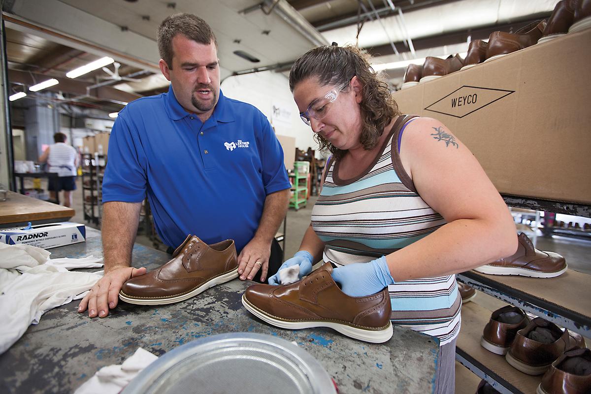 When the other shoe drops West Bend shoe refinisher moves into