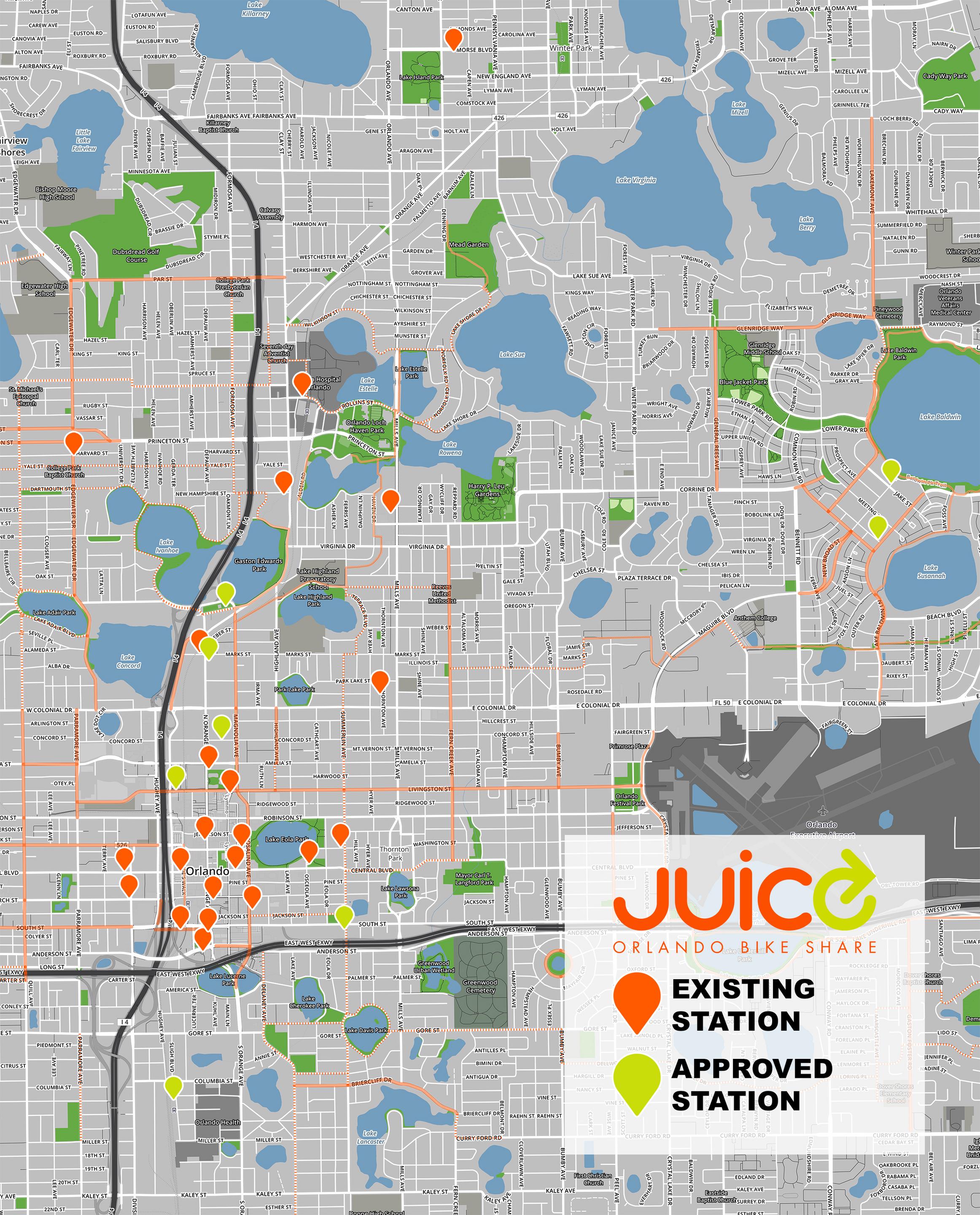 Juice Bike Share to introduce new Orlando stations Orlando Business