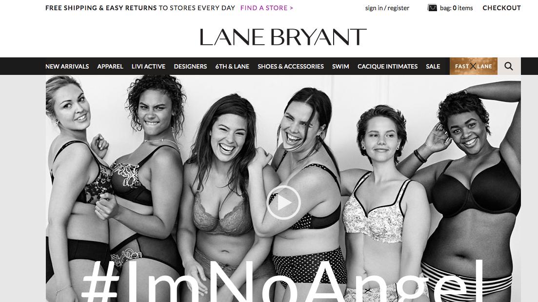Lane Bryant's #ImNoAngel and #PlusIsEqual campaigns driving sales