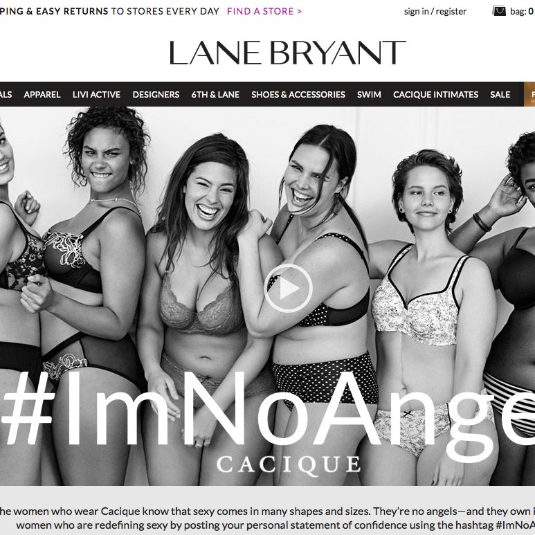 Lane Bryant Goes After Victoria's Secret With #ImNoAngel