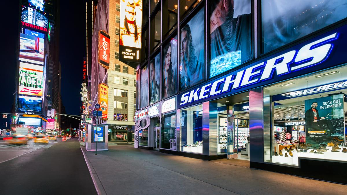 Skechers opens second location New York's Times Square - L.A. Business First