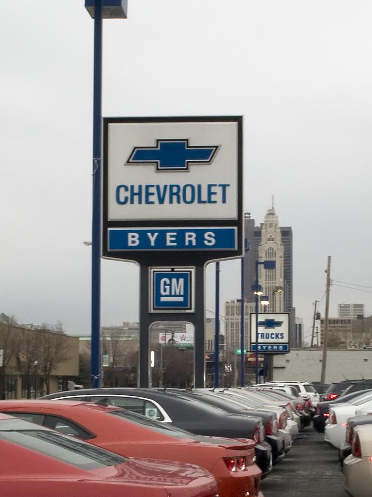 Byers Chevrolet moving new car dealership to Grove City keeping