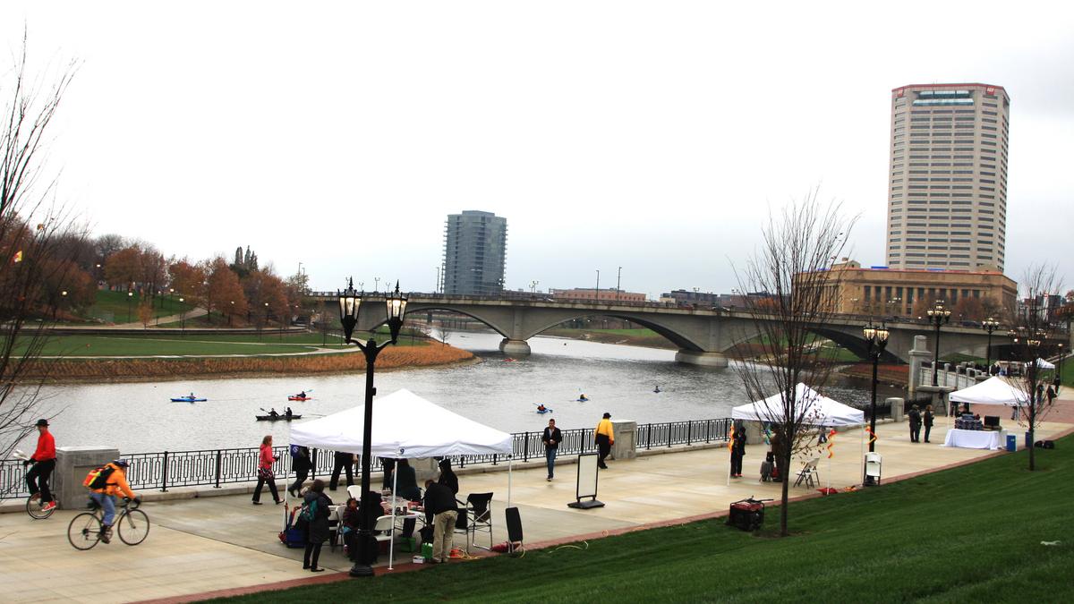 Scioto Greenways project transforms downtown Columbus riverfront Columbus Columbus Business