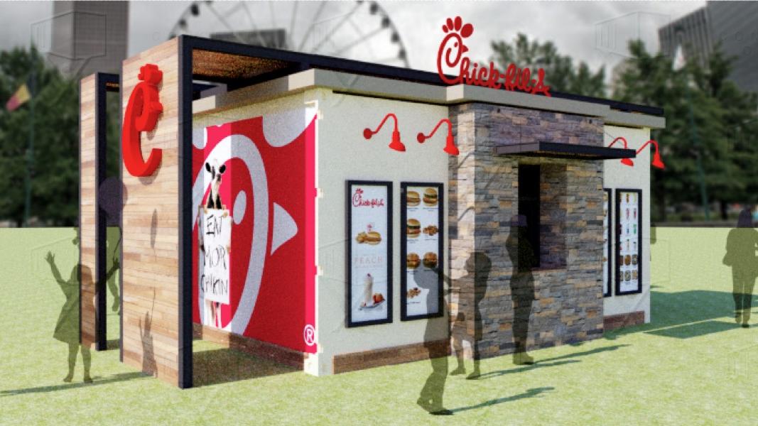 ChickfilA plans shipping container restaurant for SkyView Atlanta
