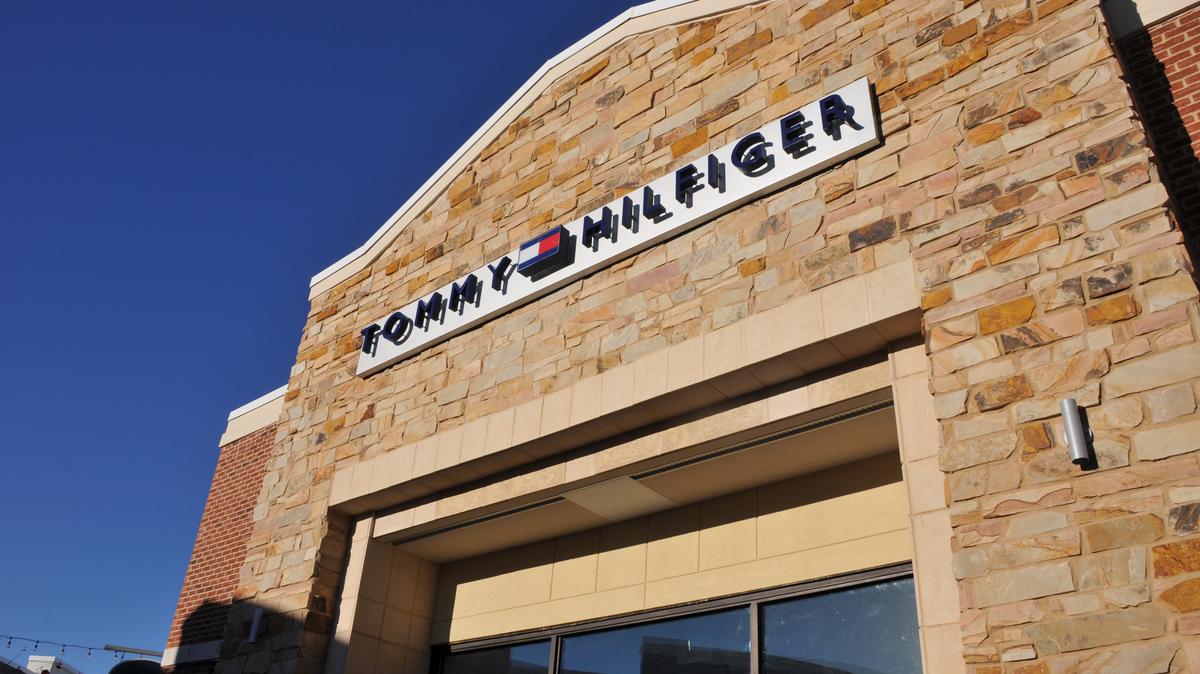 Tommy Hilfiger Shop Sign at the Tanger Outlet Mall in Southaven