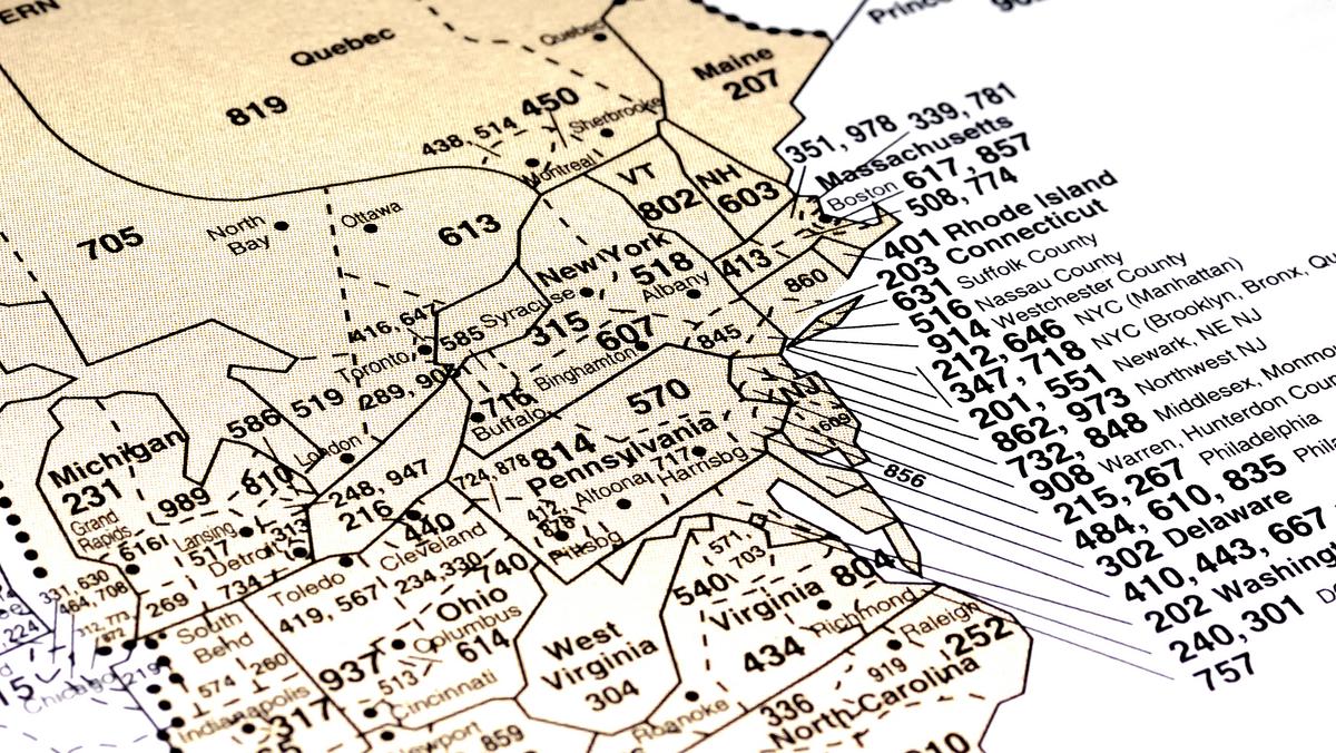 Manhattan's telephone number problem results from rising wireless