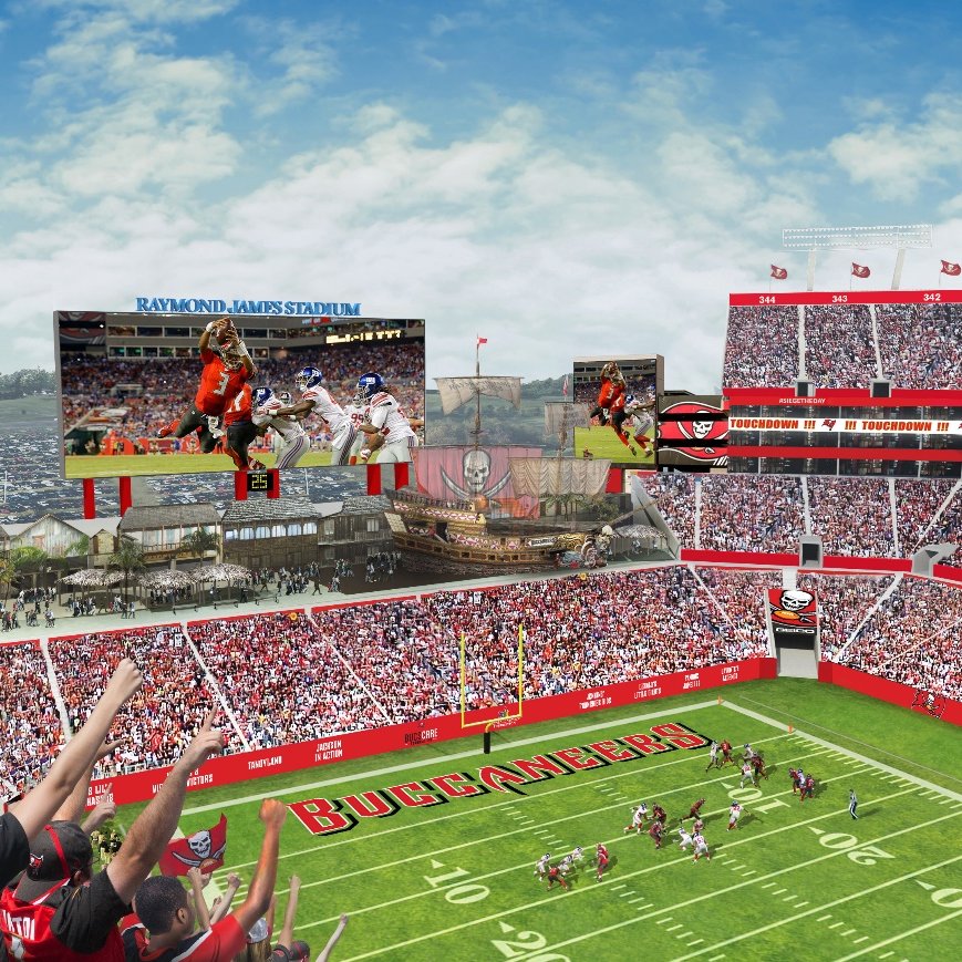 Bucs Rankings: Raymond James Stadium ranked low by The Athletic