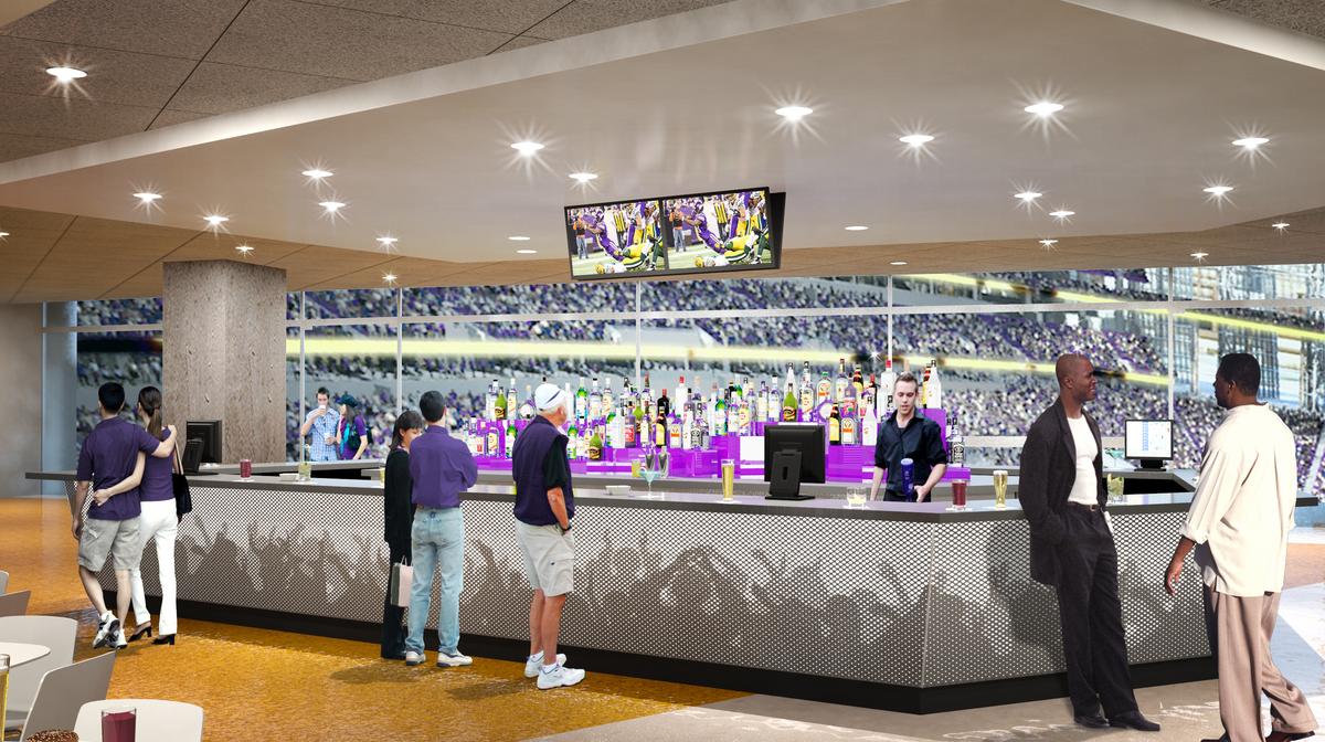 U.S. Bank Stadium Polaris Club  Minnesota Vikings –