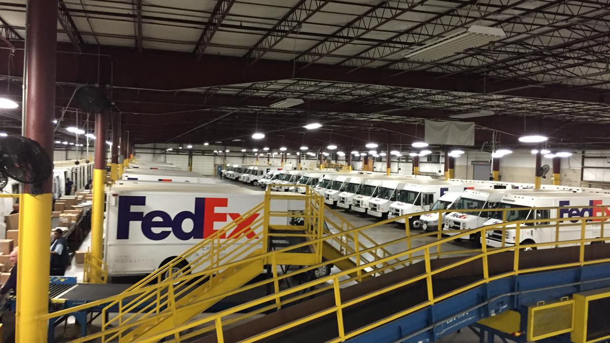 Peek inside Federal Express Philadelphia distribution center at