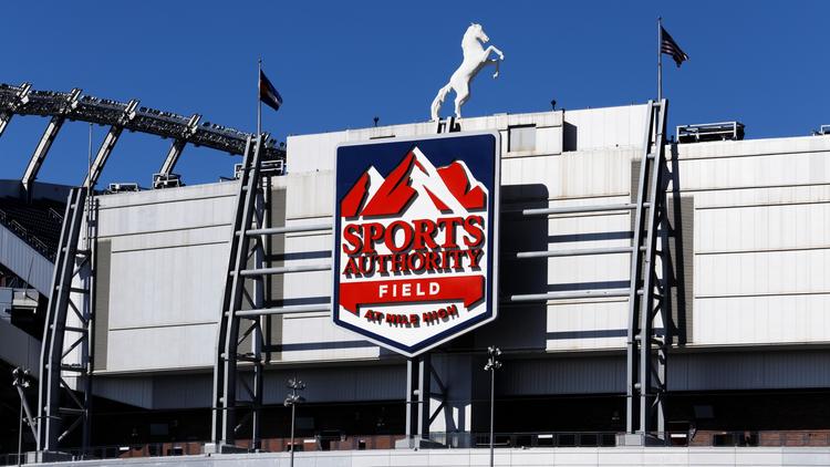 As Sports Authority heads for liquidation, Denver Broncos stadium name is  in holding pattern - Denver Business Journal
