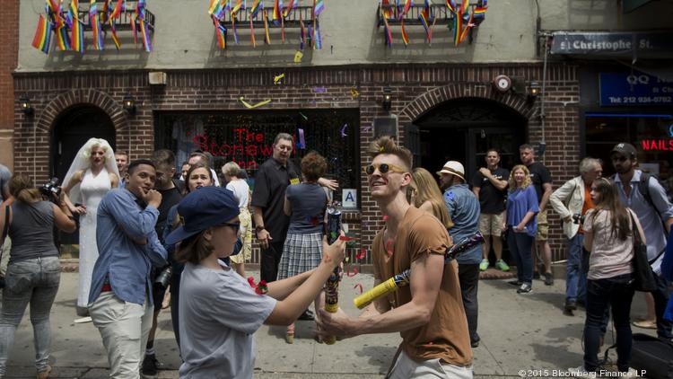 New York City has long been a key spot for the LGBT community. A police raid on the bar The Stonewall Inn in 1969 is considered the launch of the modern gay rights movement. Last June, peopled celebrate outside the West Village bar after the U.S. Supreme court determined same-sex couples have a constitutional right to marry nationwide.