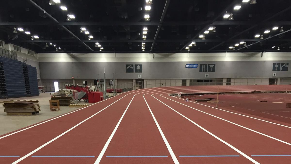 ABQ Convention Center indoor track 