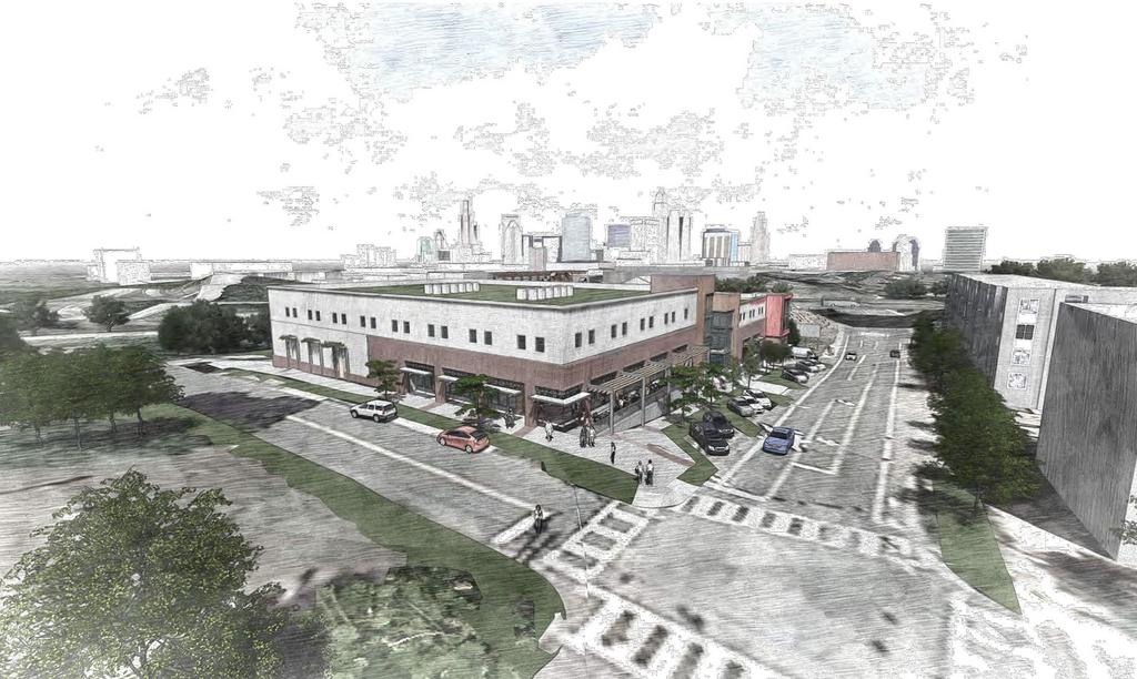 Across from Seigle Avenue Presbyterian Church, Pamlico Investments has proposed a 150,00-square-foot, five-story development at the intersection of East 10th Street and Seigle Avenue. It would include 10,000 dquare feet of non-storage uses on the ground floor, including retail, with climate-controlled self storage units above it.