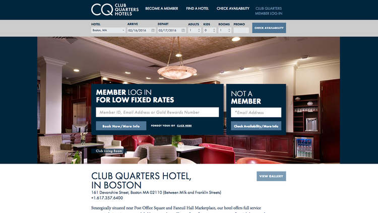 Blackstone Group S Boston Club Quarters Hotel For 74m The 178 Room Club Quarters Hotel Is Located At 161 Devonshire St In Boston S