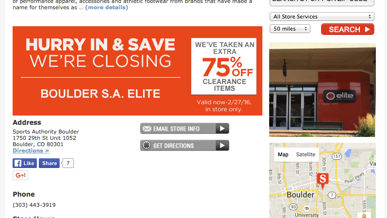 Sports Authority Begins Closing Stores In Widespread Shutdown Dallas 