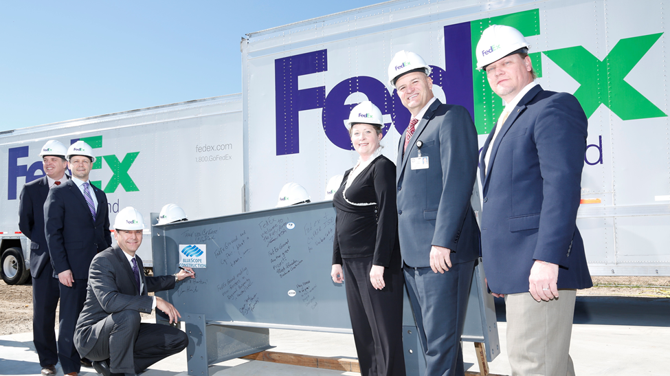 FedEx Ground's massive facility in Cypress celebrates construction with