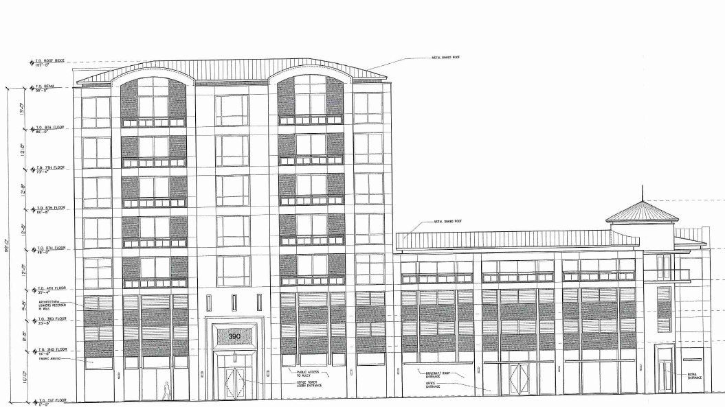 Merrick Entrance office/retail building proposed in Coral Gables