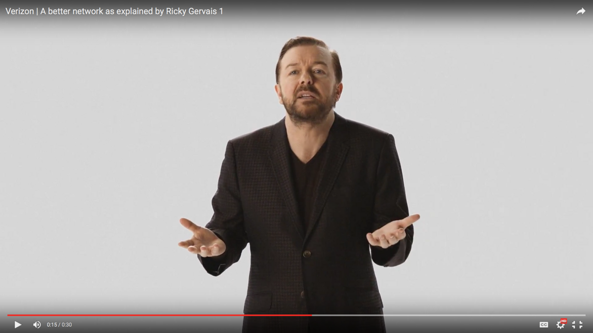 Ricky Gervais, Verizon torch Sprint in new TV ad - Kansas City Business