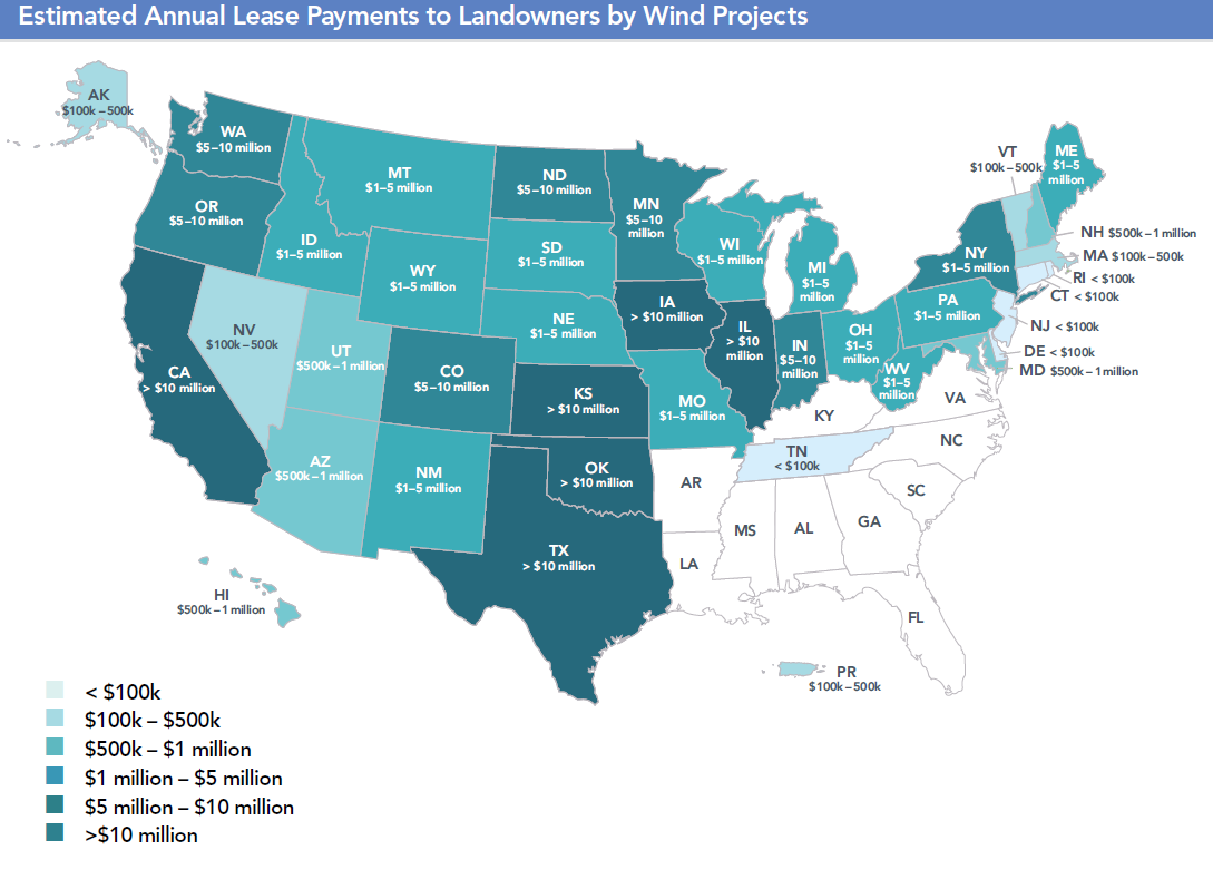 To the tune of 10M, wind power pays off for Oregon landowners (Map