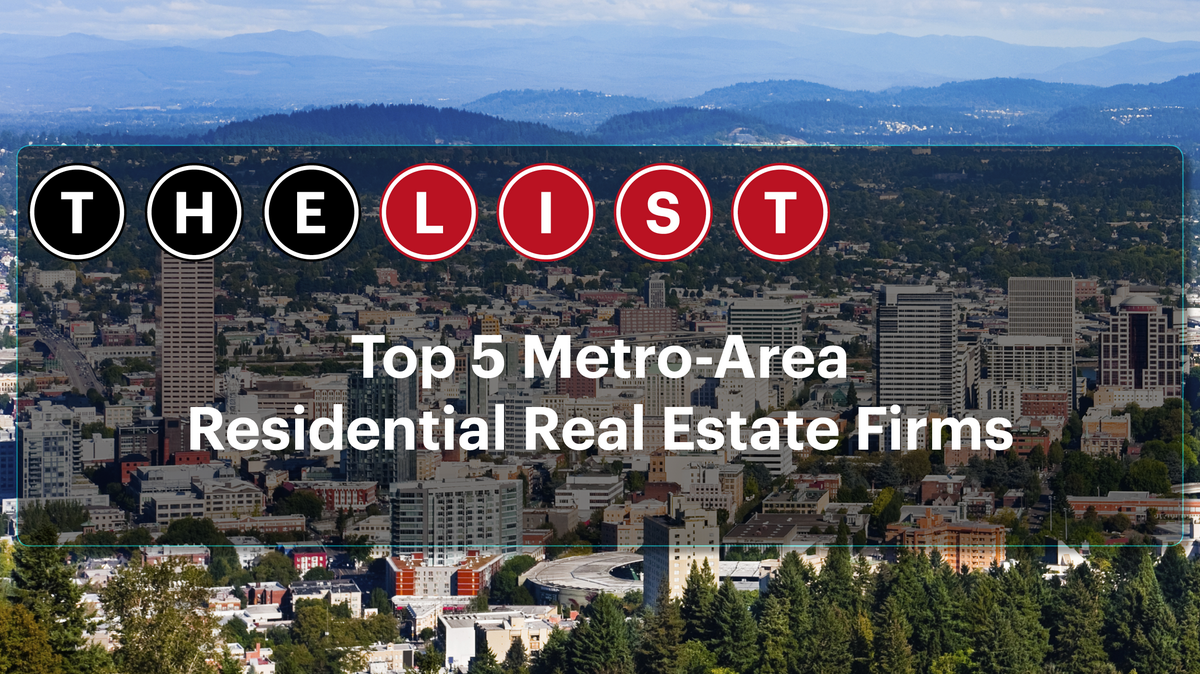 List Leaders Meet Portland's top 5 residential real estate firms