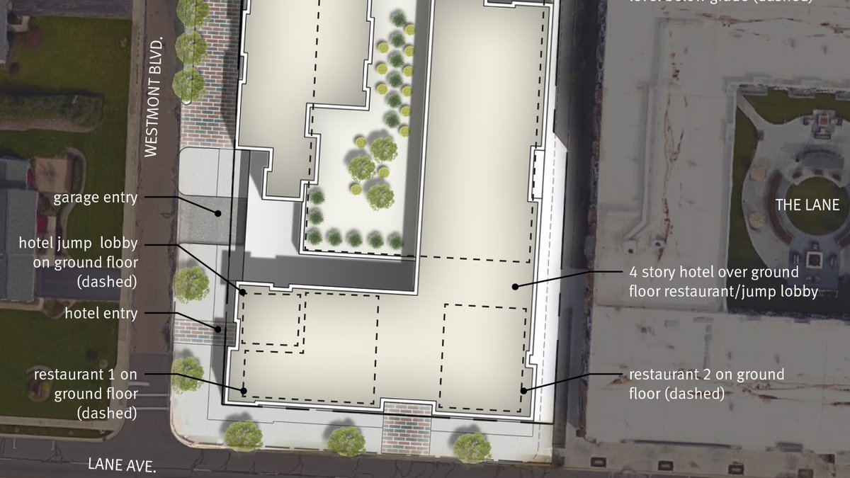J. Liu operator planning hotel, apartments and restaurants for Lane