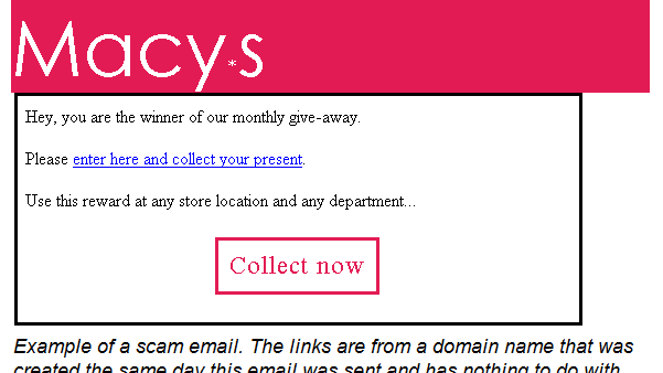 Macys email best sale sign up