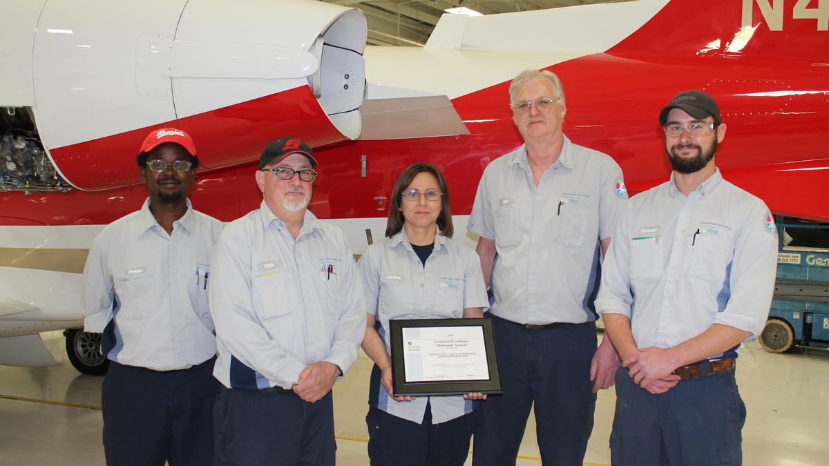 Bombardier Wichita facility wins another FAA maintenance award