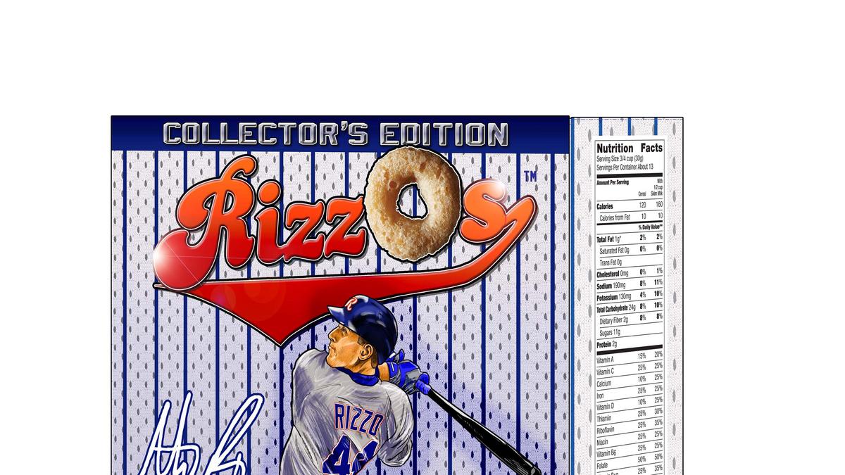 Chicago Cubs first baseman Anthony Rizzo launches own branded cereal