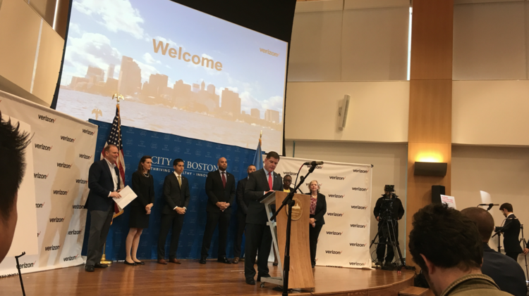 Verizon To Make 300m Investment In Boston Fiber Network New Jersey Telecommunications Giant Verizon Nyse Vz Will Invest 300 Million In Capital