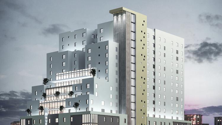 Johnson Trube Associates To Build Skyloft Near University Of Texas A Rendering Of The Skyloft Student Housing Project Which Will Be Built Near 23rd And