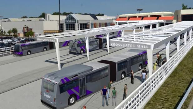 CDTA's Crossgates Mall hub set to become new transit center - Albany ...