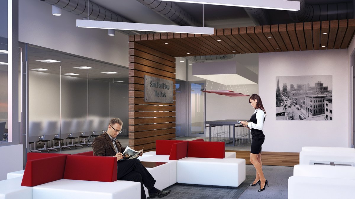 An inside look at the renovations of Saint Paul Place in downtown