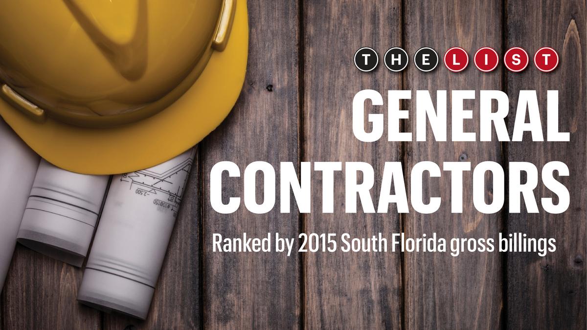 The List: General Contractors - South Florida Business Journal