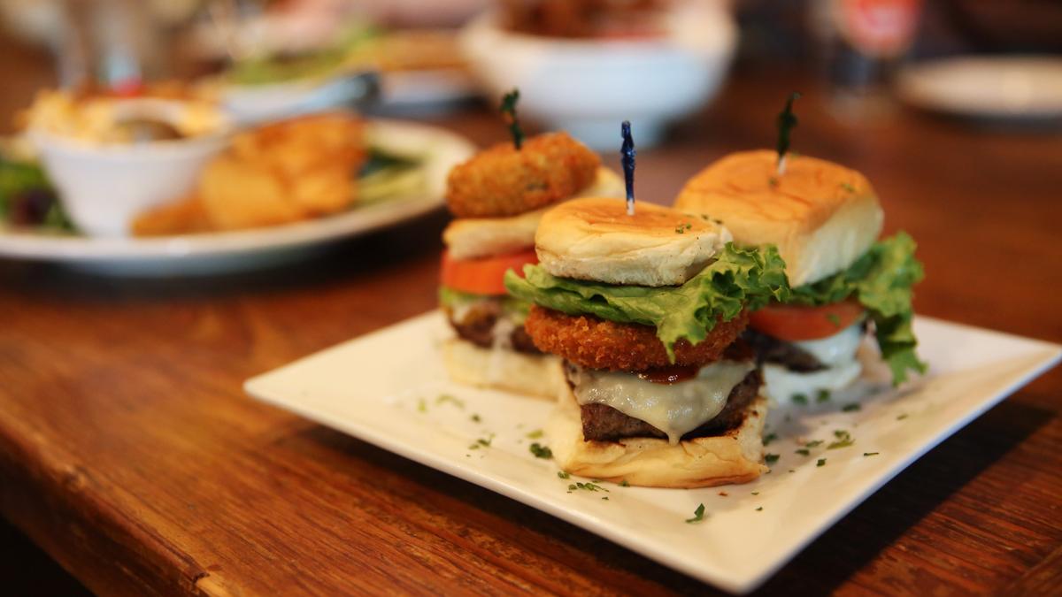 Second location on menu for Belmont restaurant The String Bean