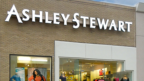 ashley stewart's clothing store