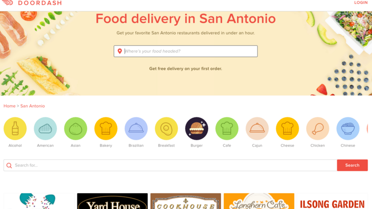 Doordash Inc Ceo Announces San Antonio Market Expansion