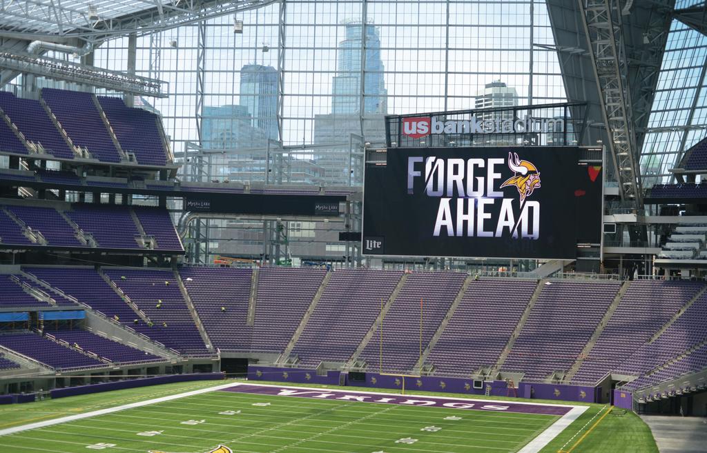 PHOTOS: Here's what an empty U.S. Bank Stadium looked like with no