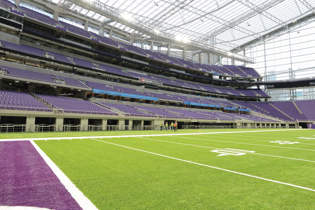 U.S. Bank Stadium, section 112, home of Minnesota Vikings, page 1