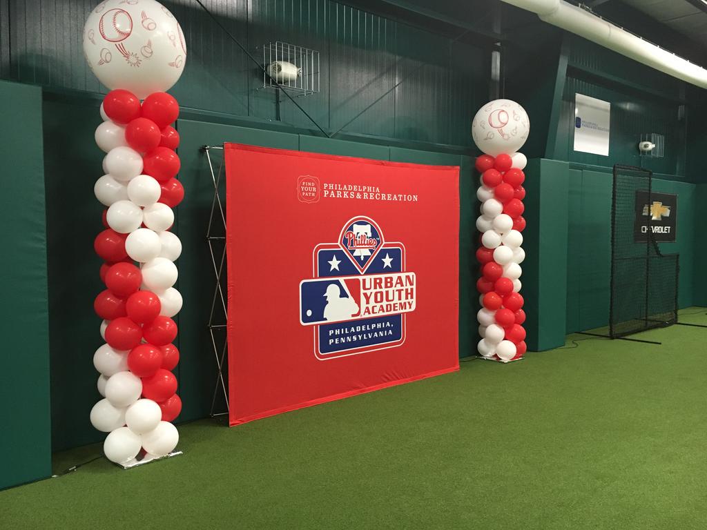 Scene from official opening of MLB Urban Youth Academy 'Ryan Howard  Training Center', in South Philadelphia, PA Stock Photo - Alamy