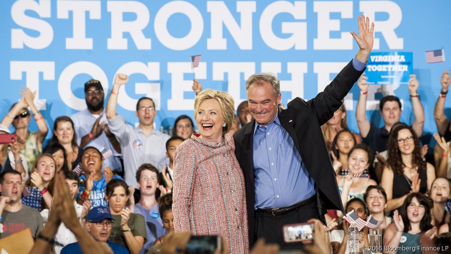Clinton picks Kansas City native as running mate - Kansas City Business ...