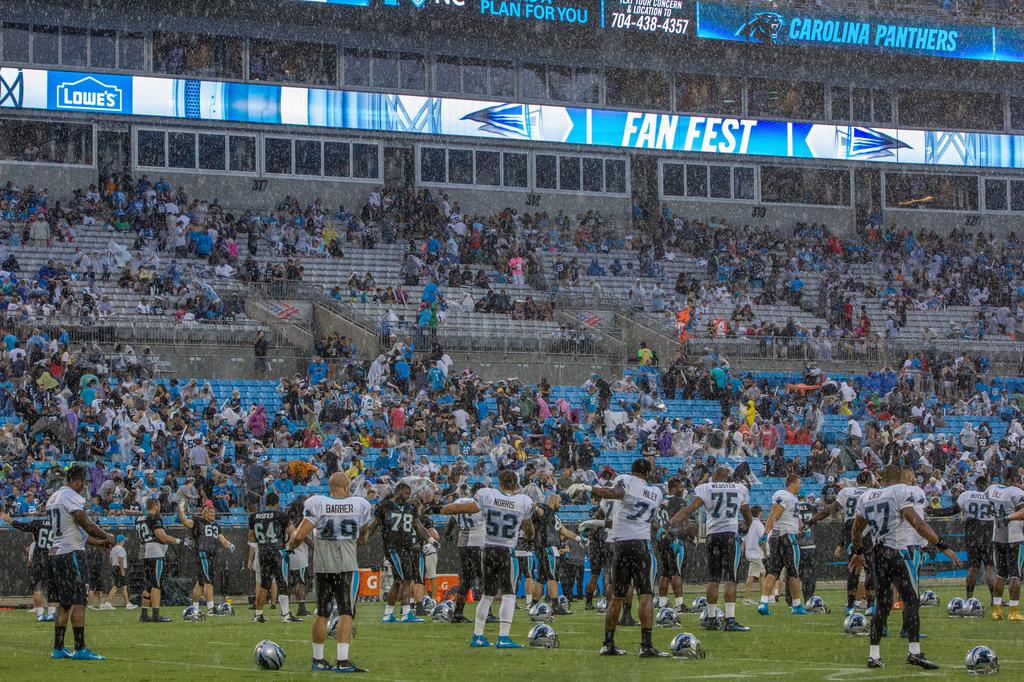 Carolina Panthers will charge for Fan Fest tickets for the first