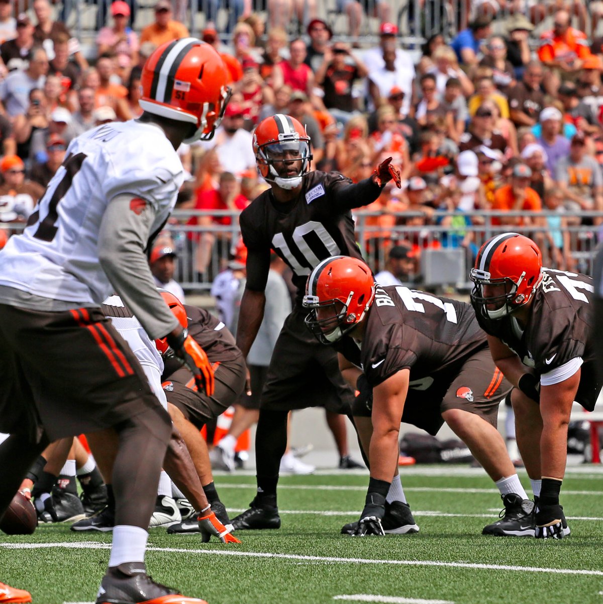 Cleveland Browns field damaged: