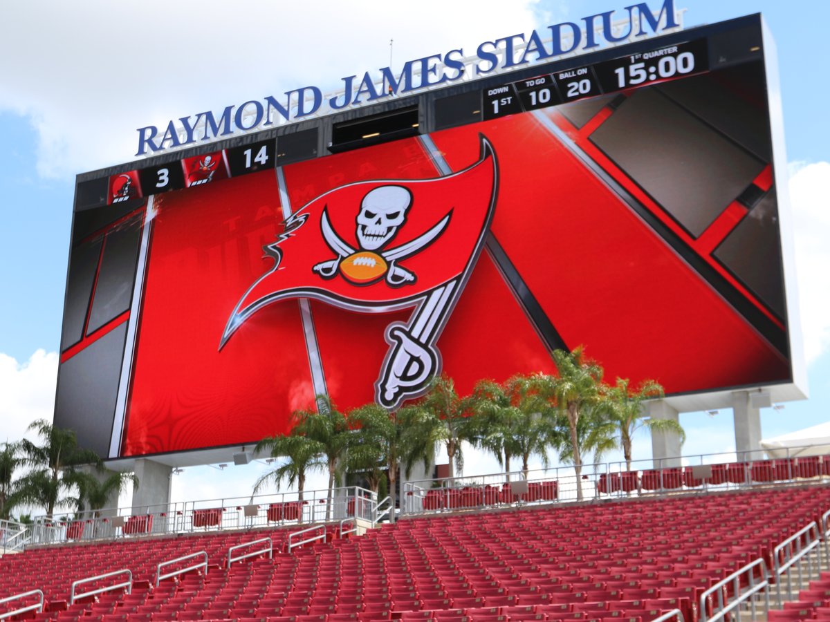 Bucs unveil new replay system, among other Raymond James Stadium  improvements