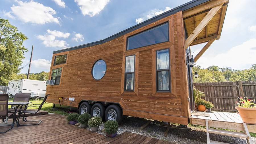 Tiny homes on wheels could soon be considered permanent dwellings in single-family areas by Austin City Hall. MACKENZIE FRANK | COURIER