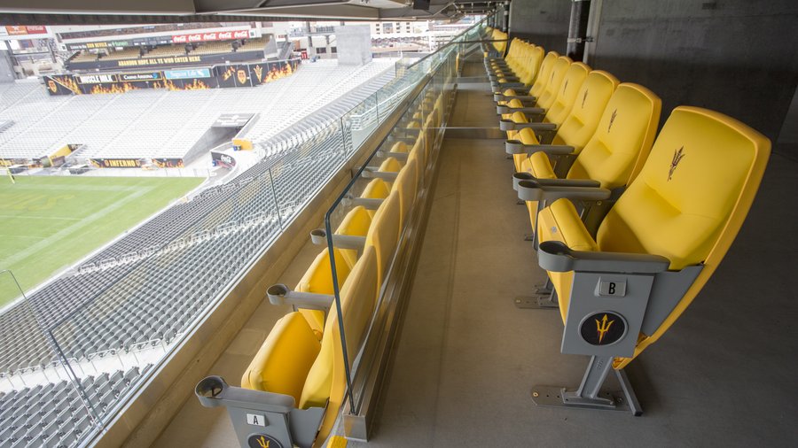 Behind the scenes Sun Devil Stadium opened this year with